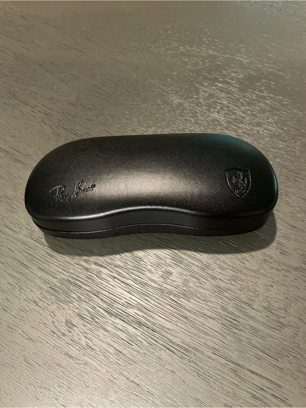 Ray-Ban Black Hard Eyeglass/sunglasses Ferrari Edition Case